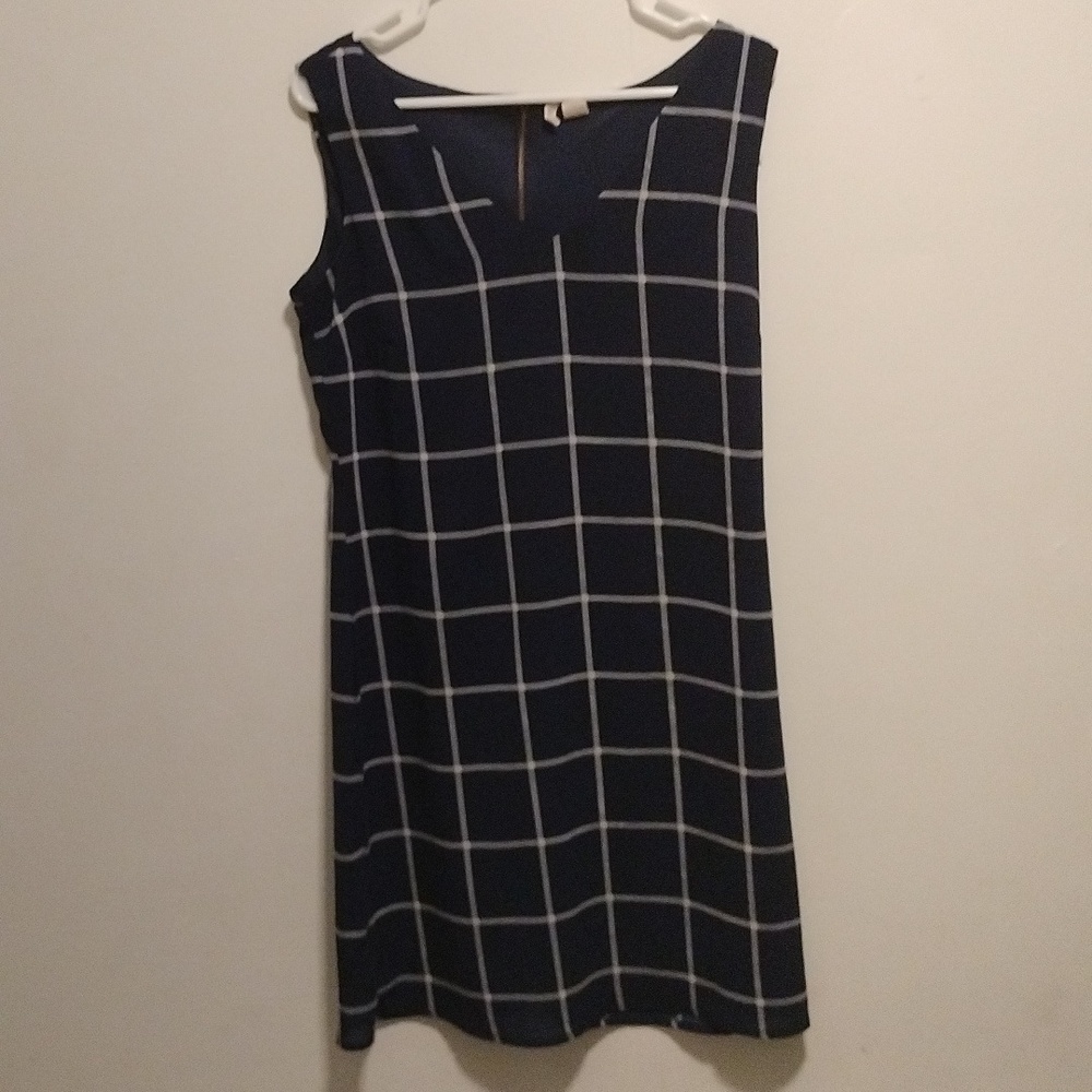 Used japna dress Size M color blue  , white